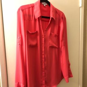 Express button down blouse